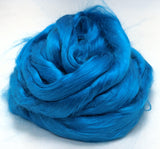 Cyan - Dyed Mulberry Silk