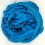 Cyan - Dyed Mulberry Silk