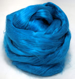 Cyan - Dyed Mulberry Silk