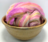Pixie Dust Merino Wool Top Tencel Sari Silk Gold Stellina 1 oz