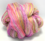Pixie Dust Merino Wool Top Tencel Sari Silk Gold Stellina 1 oz