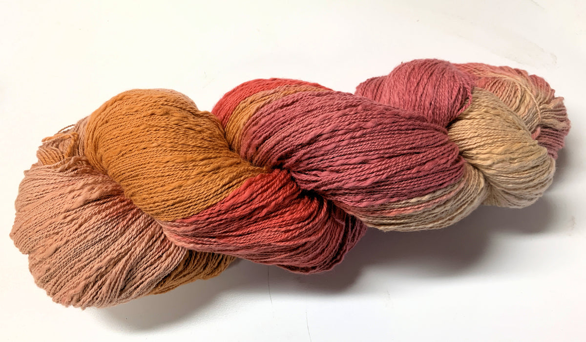 Hand-dyed yarn 4-100 2024 g skein,