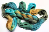 Blue Lagoon - Hand Painted Yarn, Fine Lace weight, 8/2 Tencel Skein - 1000 yards