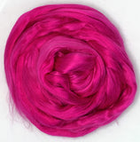 Bright Pink - Dyed Mulberry Silk