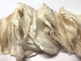 White Eri (Peace) Silk Cocoon Cakes
