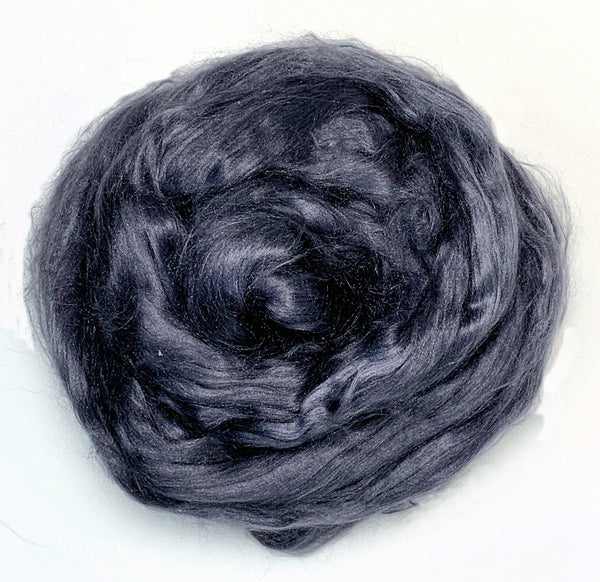 Graphite - Dyed Mulberry Silk