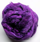 Plum - Hand Dyed Mulberry Silk Brick