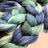 Stormy Sea - Hand Dyed, Pre-wound Weaving Warp - 5/2 Tencel