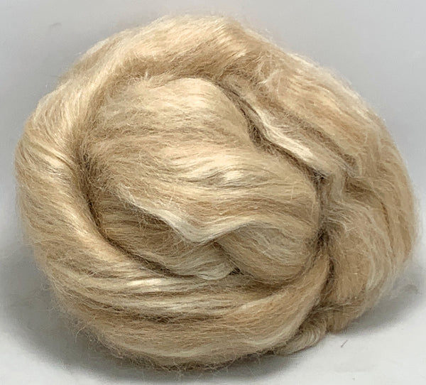 Fawn Alpaca and Bleached Tussah Silk