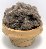 Natural Color Yak and Polworth Wool Noil