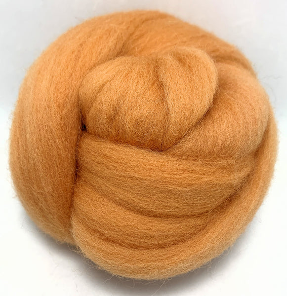 Apricot - Wool Roving