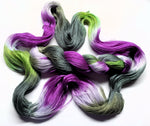 Lavender Fields - Hand Painted Yarn, Fine Lace weight, 8/2 Tencel Skein - 1000 yards