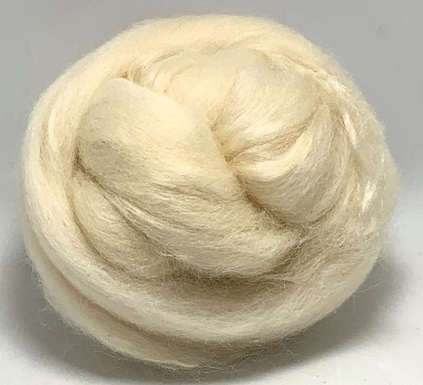 Merino Wool and Bleached Tussah Silk
