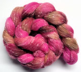 Peony Tweed - Braid - South American Wool with Viscose Bits - 4 oz