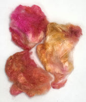 Primrose - Hand Dyed  Eri (Peace) Silk Cocoons